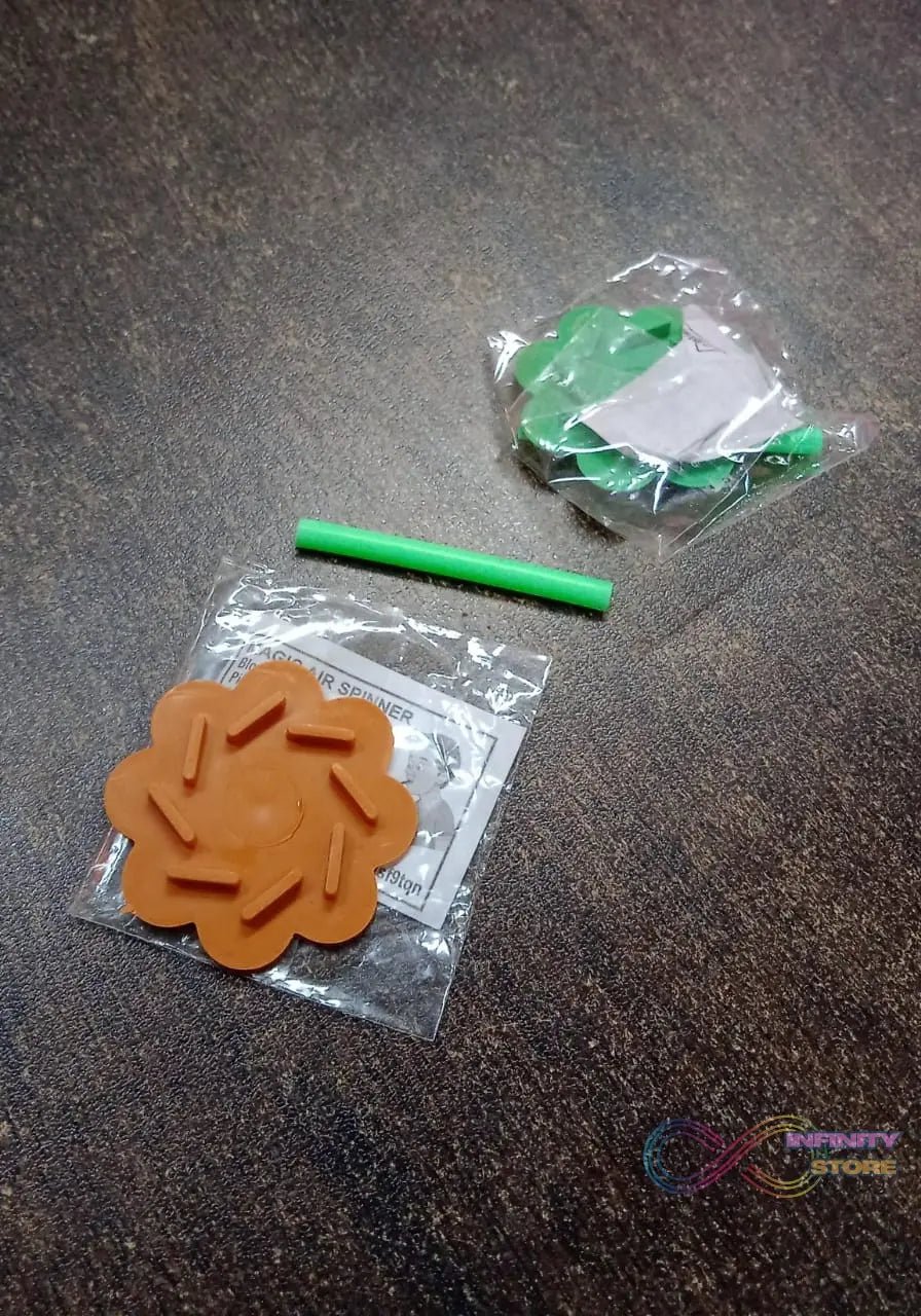 Small Magic air spinner, Plastic Promotional Spinning Toys (1 Pc) - infinityexculsivestore.com