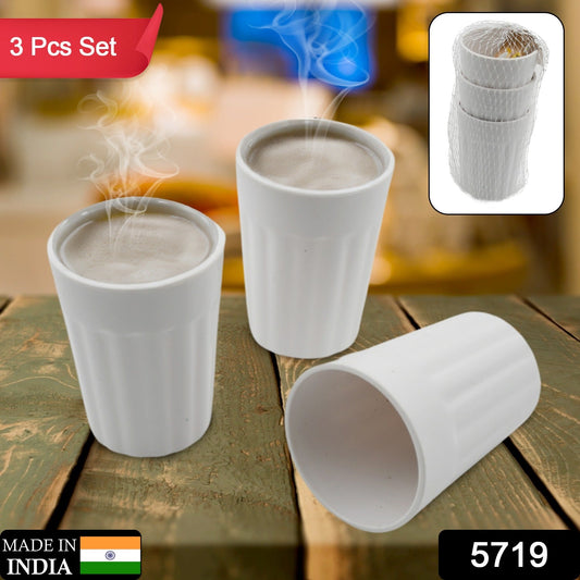 Small Plastic Coffee / Tea Cups Reusable Plastic Cup Mug Lightweight Microwavable Safe Unbreakable Camping Coffee Mugs for Tea Milk Water Juice Tea (3 Pcs Set) - infinityexculsivestore.com