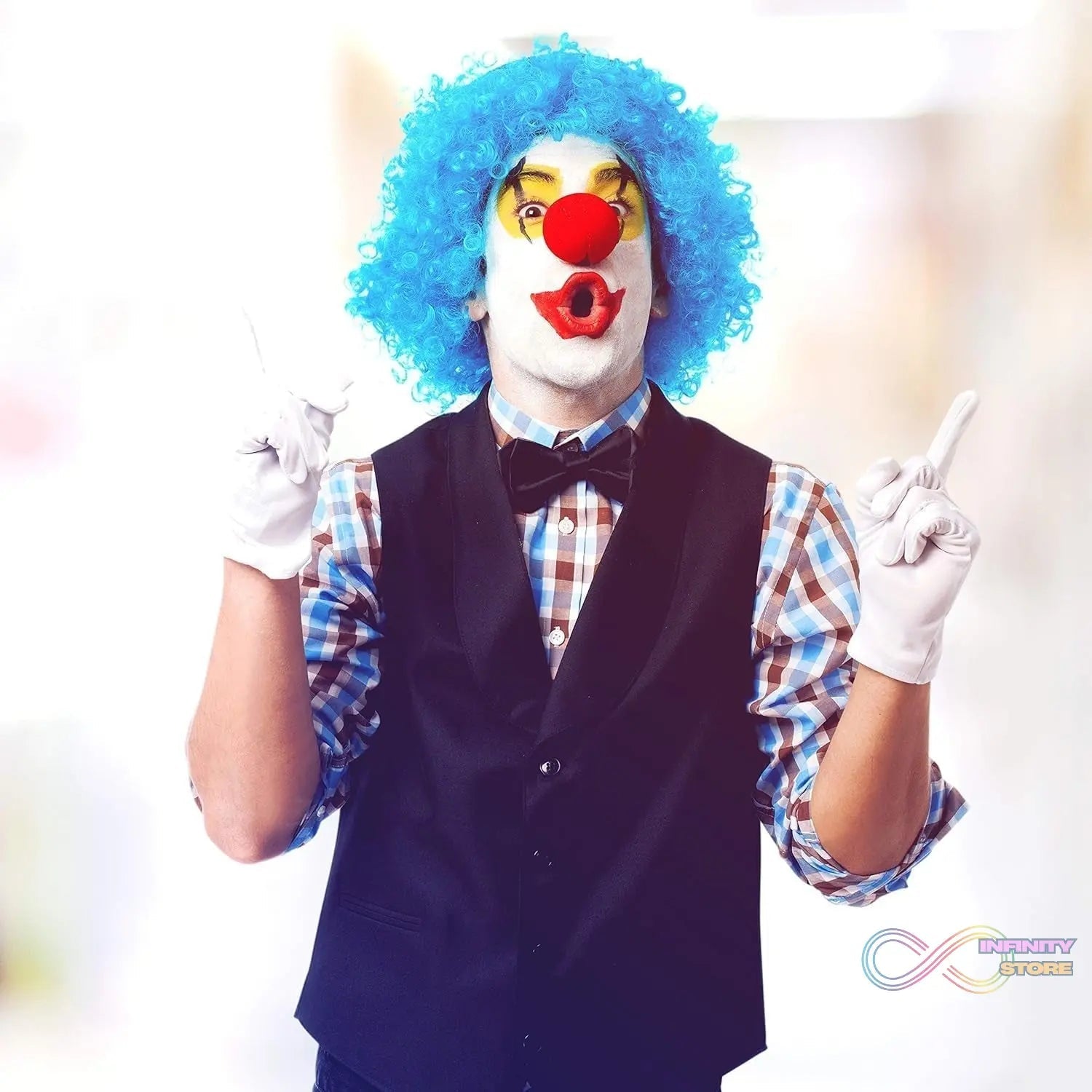Small Plastic Joker Clown Nose toy (1 Pc / Mix Color & Design) - infinityexculsivestore.com
