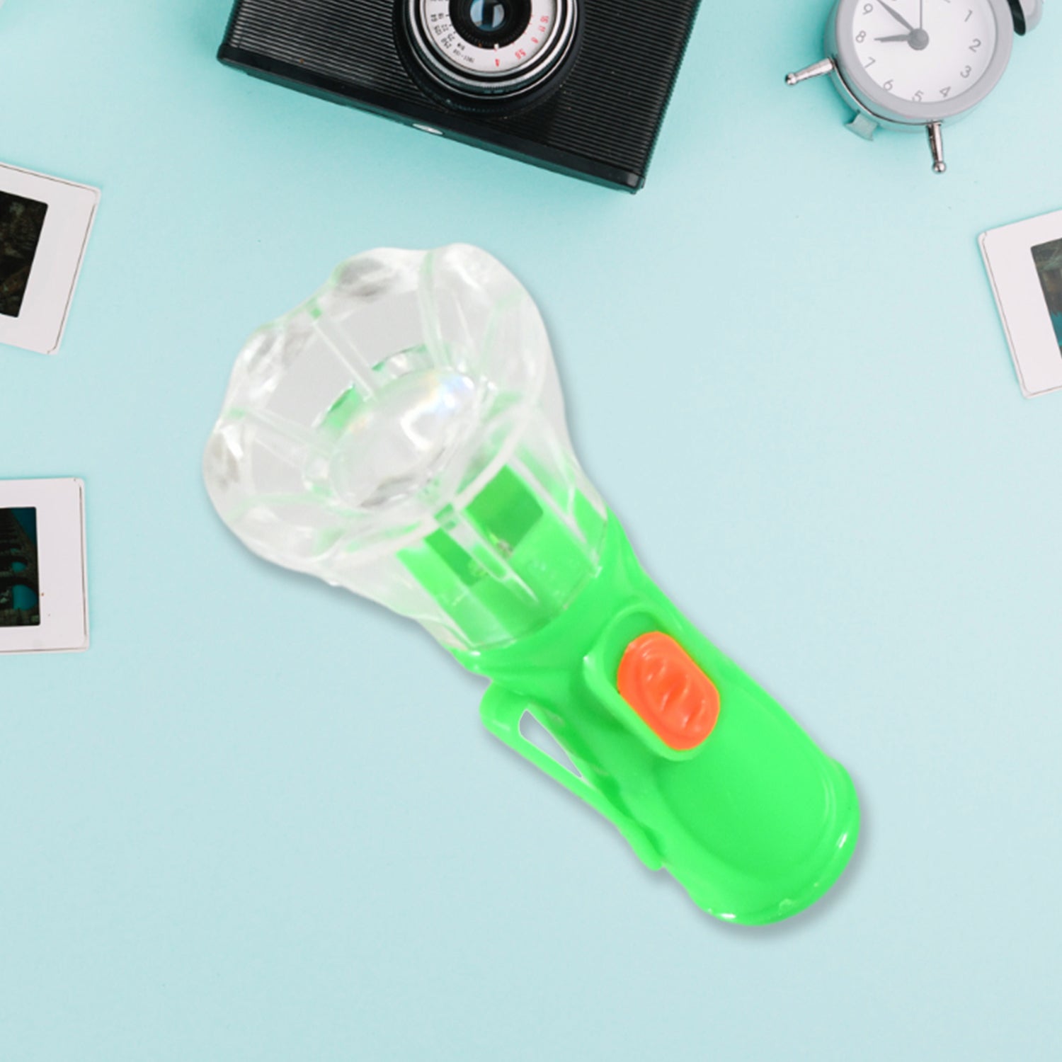 Small Plastic Torch for Kids, Plastic LED Flashlight Torch, Beautiful Attractive Good Gift Item, Pocket Torch for Kids (1 Pc) - infinityexculsivestore.com