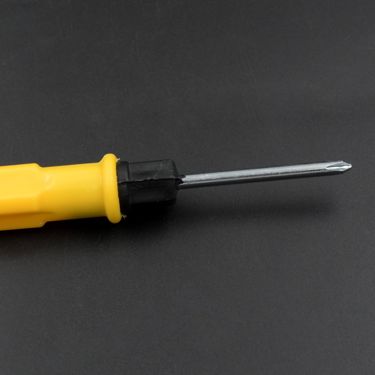 Small Pocket Size 2 in 1 Slotted Cross Head Double Sided Flat Magnetic Screwdriver with PVC Plastic Coated Handle (1 Pc) - infinityexculsivestore.com