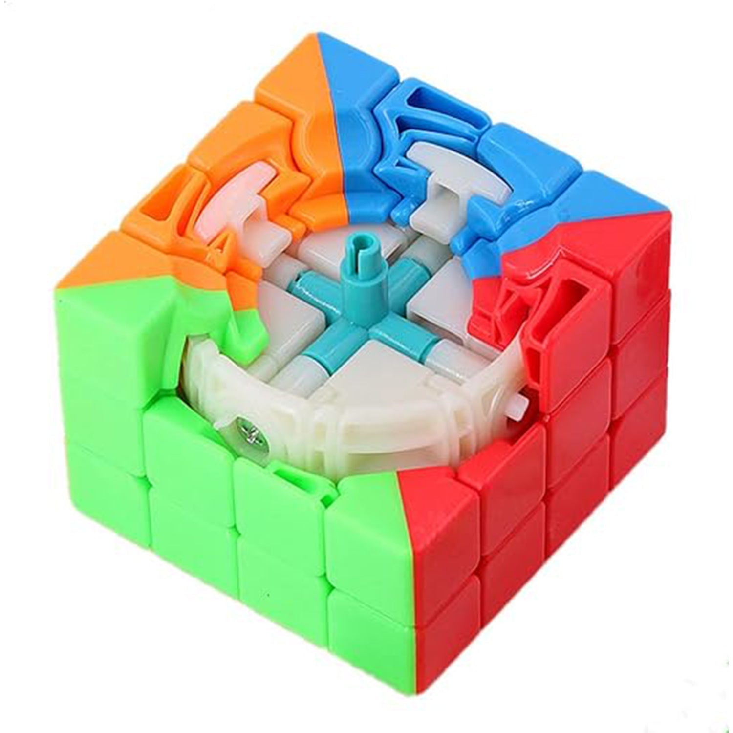 Small Puzzles Cubes 4×4×4 High Speed Sticker Less Magic Cube Game, Kids and Professionals Magic Cube Puzzle Toy, Pack of 1, 8+ Years - infinityexculsivestore.com