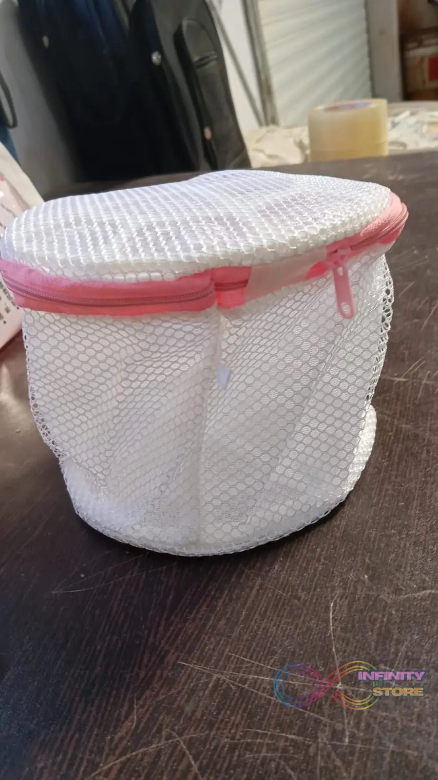 Small Round Laundry Bag (1 Pc): Ideal for Socks & Underwear - infinityexculsivestore.com