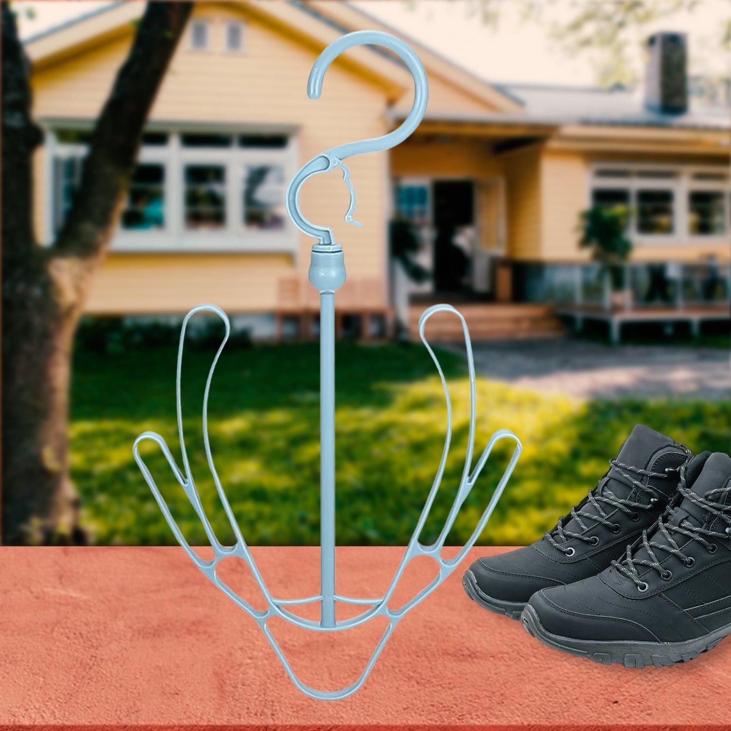Small Shoes Drying Hanger, Rotatable Shoe Hanging Racks (1pc) - infinityexculsivestore.com