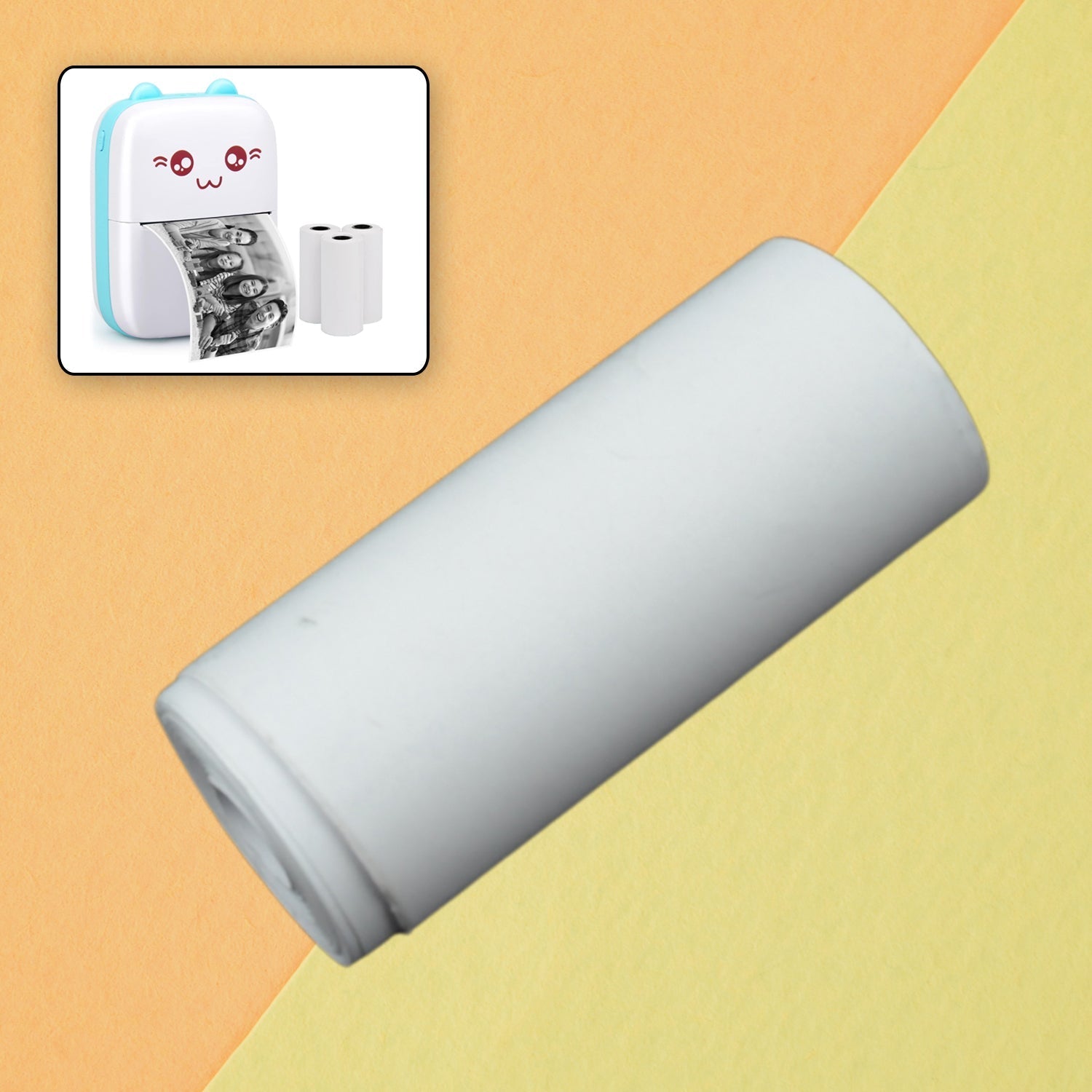 Small Thermal Printer Paper, Printing Paper Roll Aging Resistant Fast Color Rendering Portable Clear Printing for Travel (1 Pc / Printing Paper Roll ) - infinityexculsivestore.com