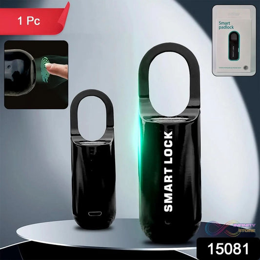Small USB Rechargeable Smart Fingerprint Padlock for Locker - infinityexculsivestore.com