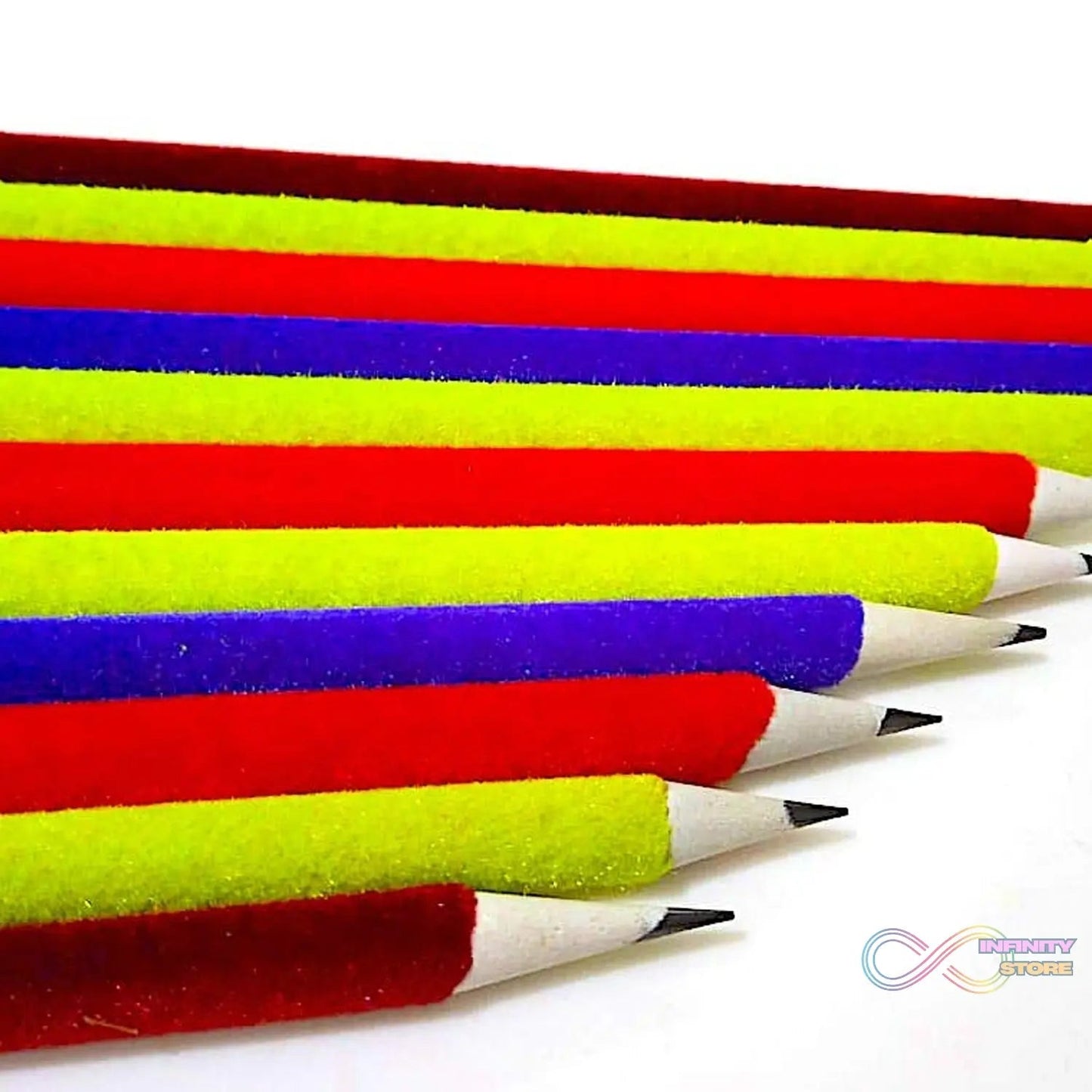 Small Velvet Pencil (1 Pc / Mix Color & Design) - infinityexculsivestore.com