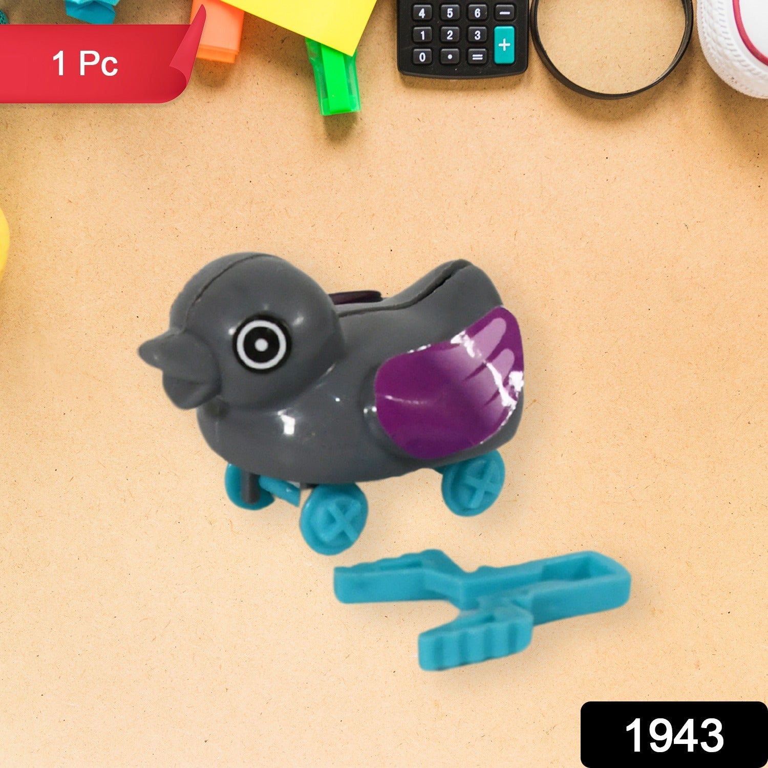 Small push back duck toy, Ejectable spring tail duck, Small DIY duck Toy - infinityexculsivestore.com