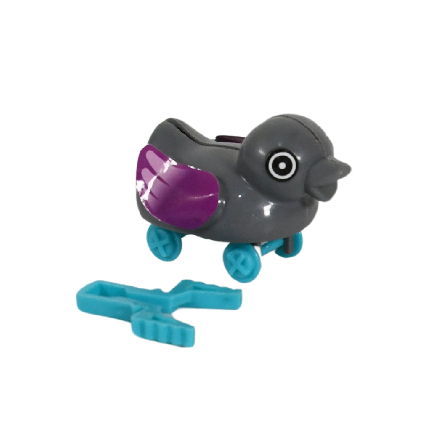Small push back duck toy, Ejectable spring tail duck, Small DIY duck Toy - infinityexculsivestore.com
