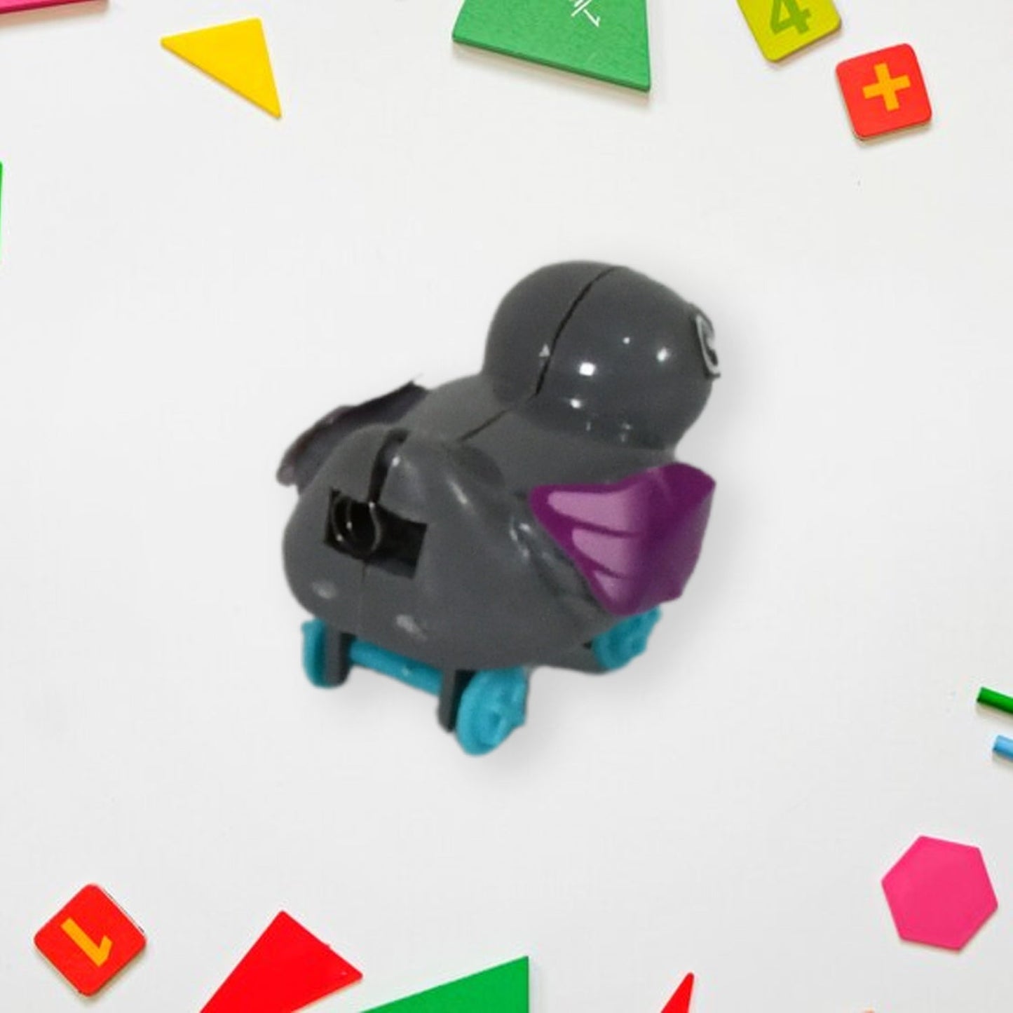Small push back duck toy, Ejectable spring tail duck, Small DIY duck Toy - infinityexculsivestore.com