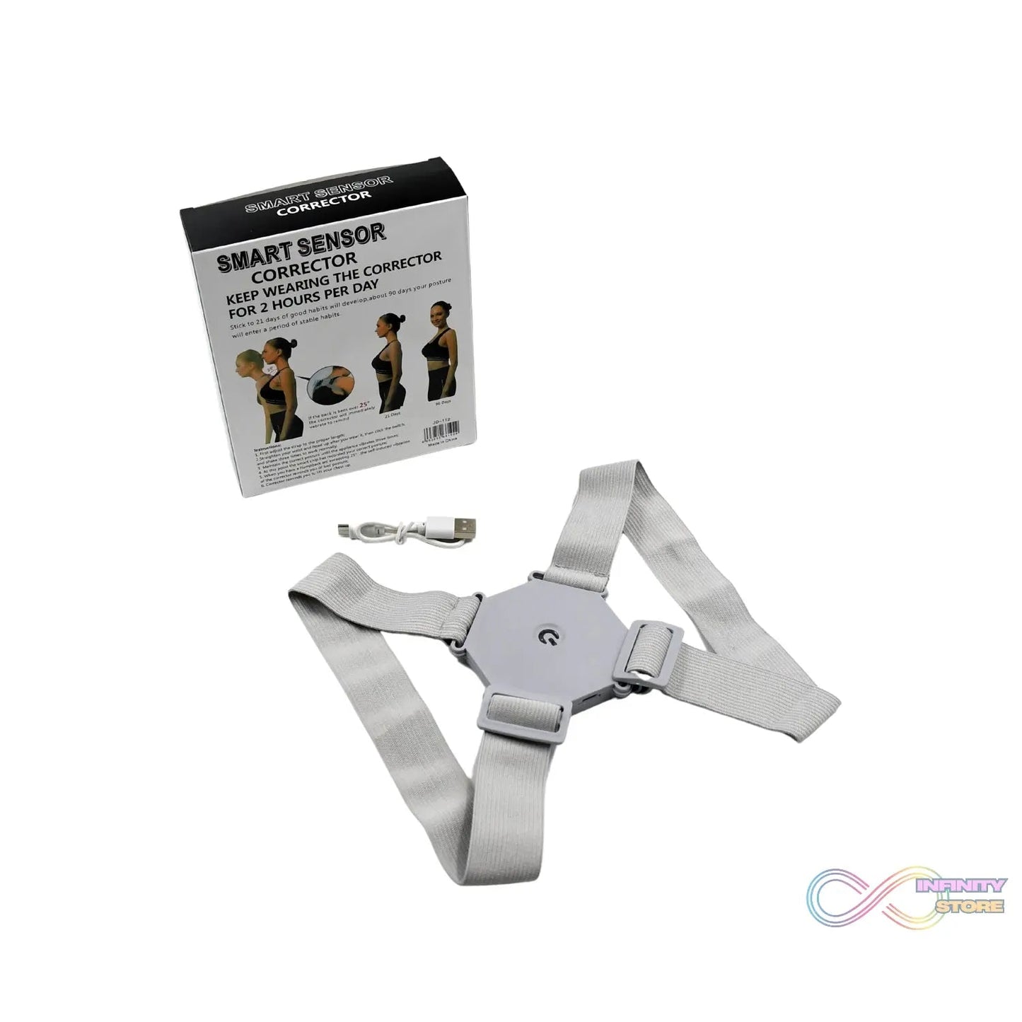 Smart Back Posture Corrector (Vibration Reminder): Improves Posture, Shoulder Support (Unisex) - infinityexculsivestore.com