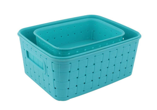 Smart Baskets for Storage(Set of 3) Sky Blue - infinityexculsivestore.com