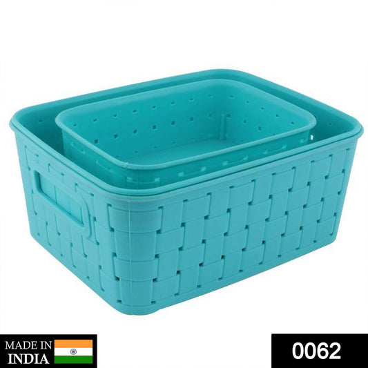 Smart Baskets for Storage(Set of 3) Sky Blue - infinityexculsivestore.com