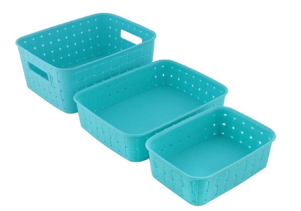 Smart Baskets for Storage(Set of 3) Sky Blue - infinityexculsivestore.com