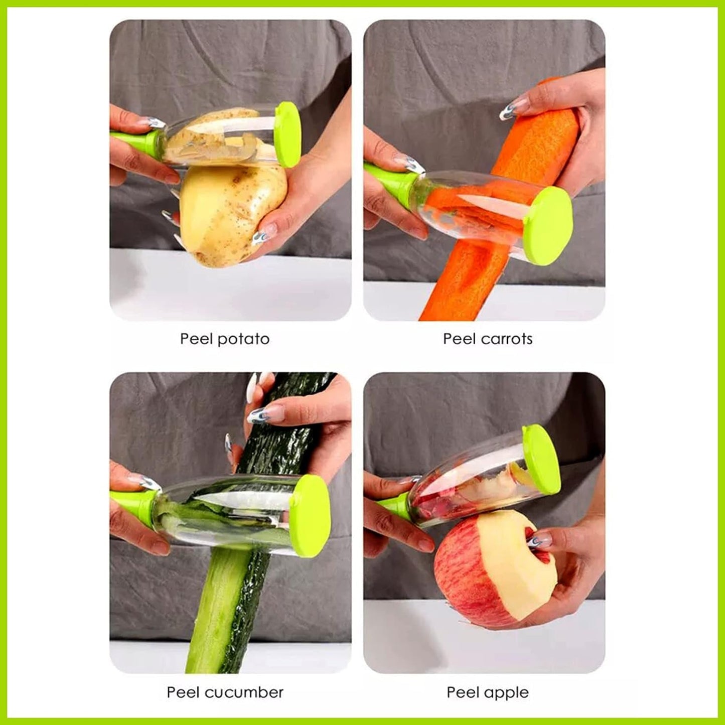 Smart Multifunctional Vegetable / Fruit Peeler for Kitchen - infinityexculsivestore.com