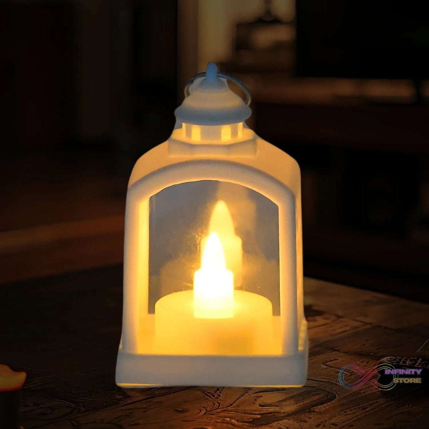 Smokeless Led Light Lantern Lamp (2 Pc) - infinityexculsivestore.com