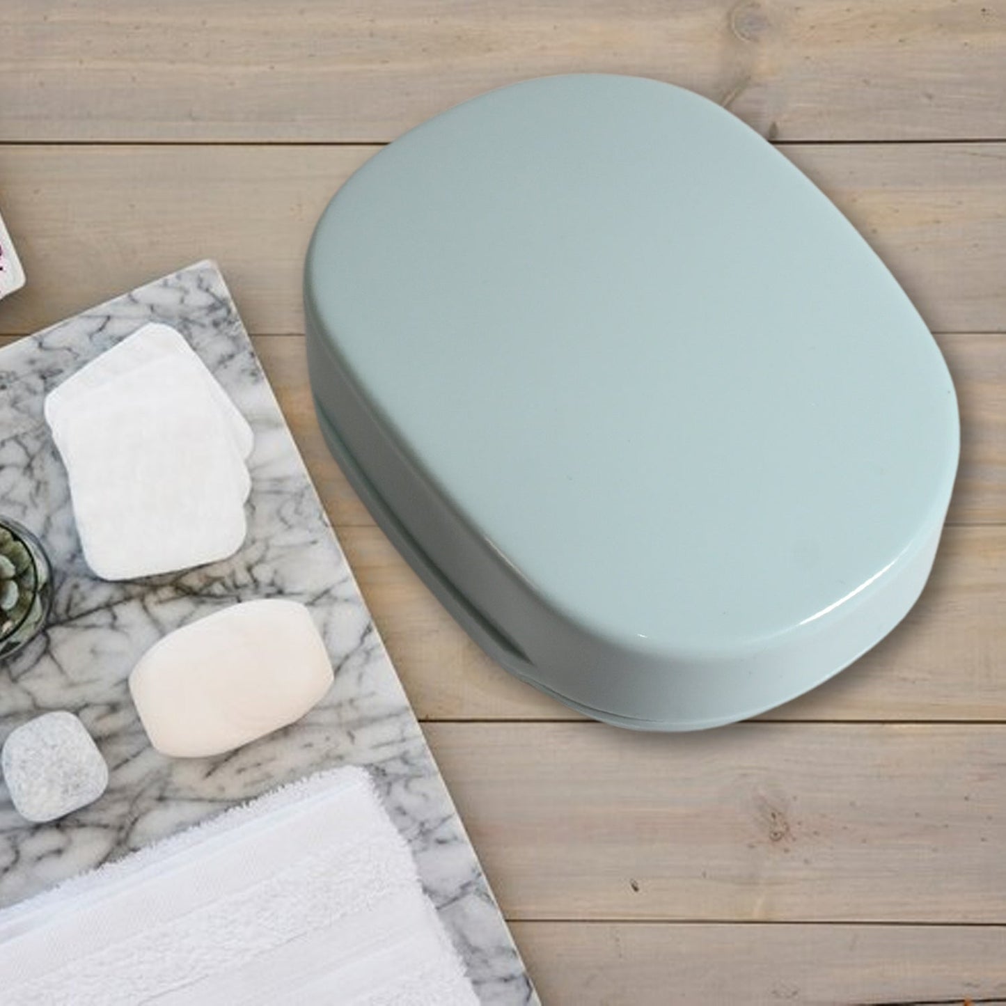 Soap Container, Soap Box Household Kitchen and Bathroom Can Use PP Material Drain Box, Soap Dish, for Bathroom Shower Home Outdoor Camping (1 Pc) - infinityexculsivestore.com