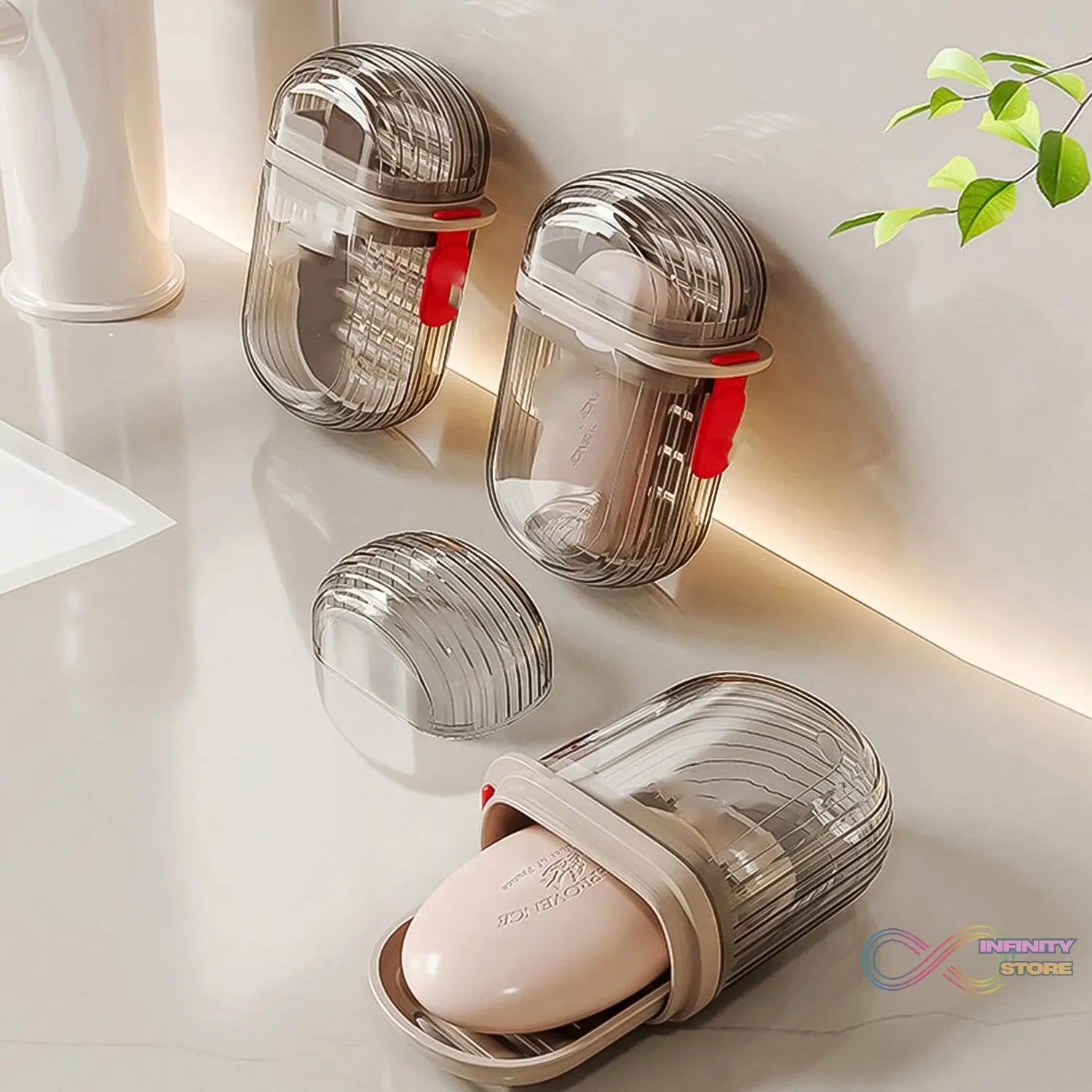 Soap Dishes Soap Box Travel (1 Pc / With Color Box) - infinityexculsivestore.com