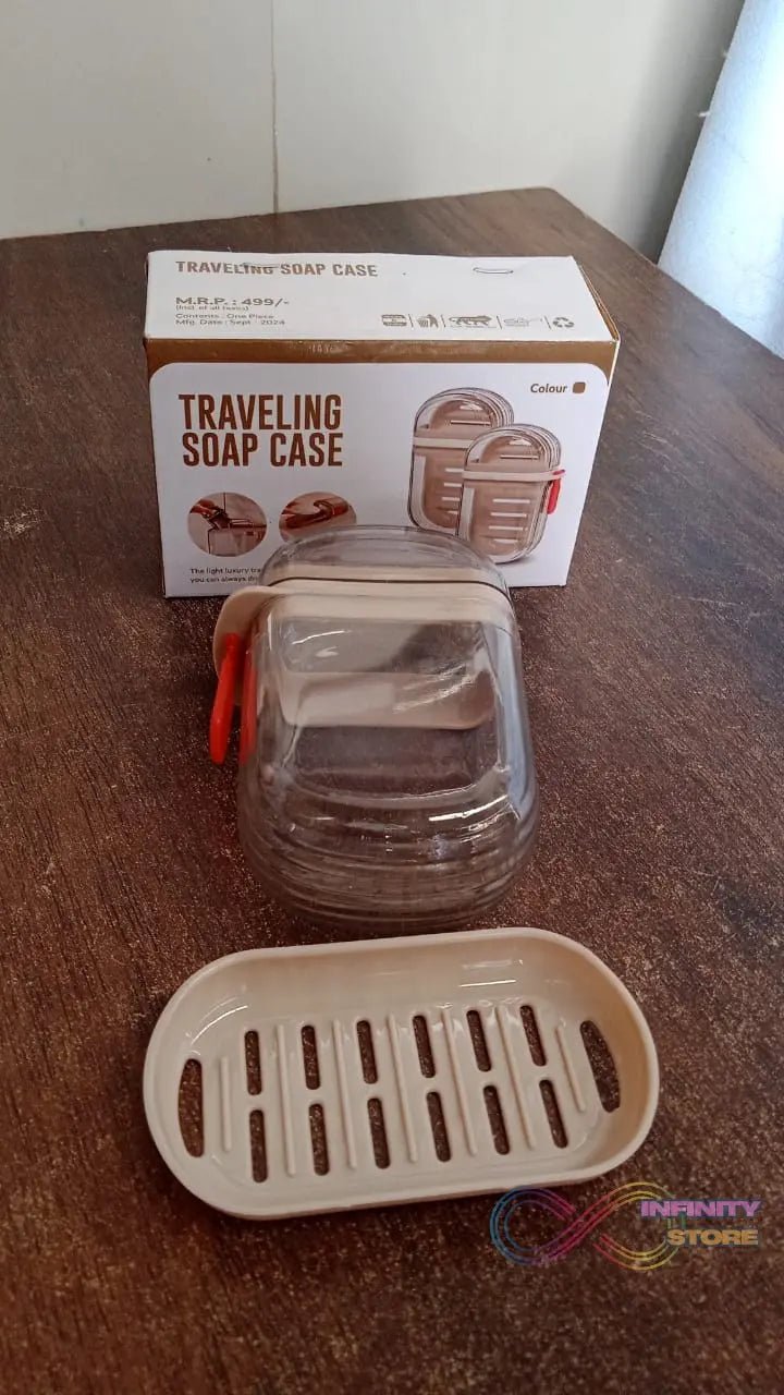 Soap Dishes Soap Box Travel (1 Pc / With Color Box) - infinityexculsivestore.com