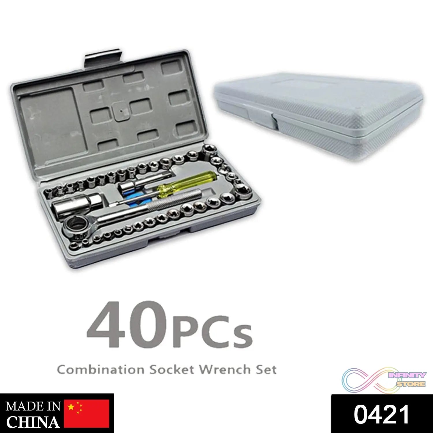 Socket Combination Toolkit (40 pcs) - infinityexculsivestore.com