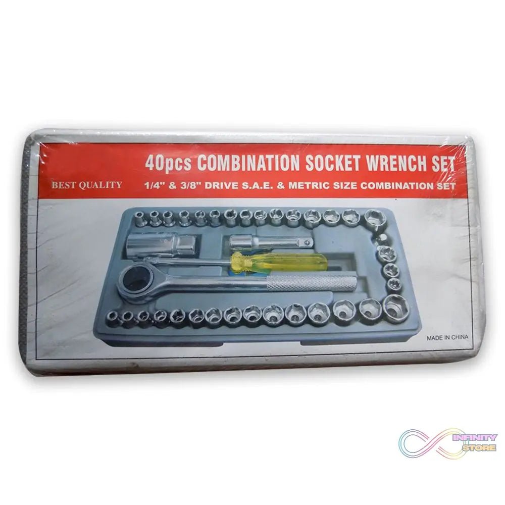 Socket Combination Toolkit (40 pcs) - infinityexculsivestore.com