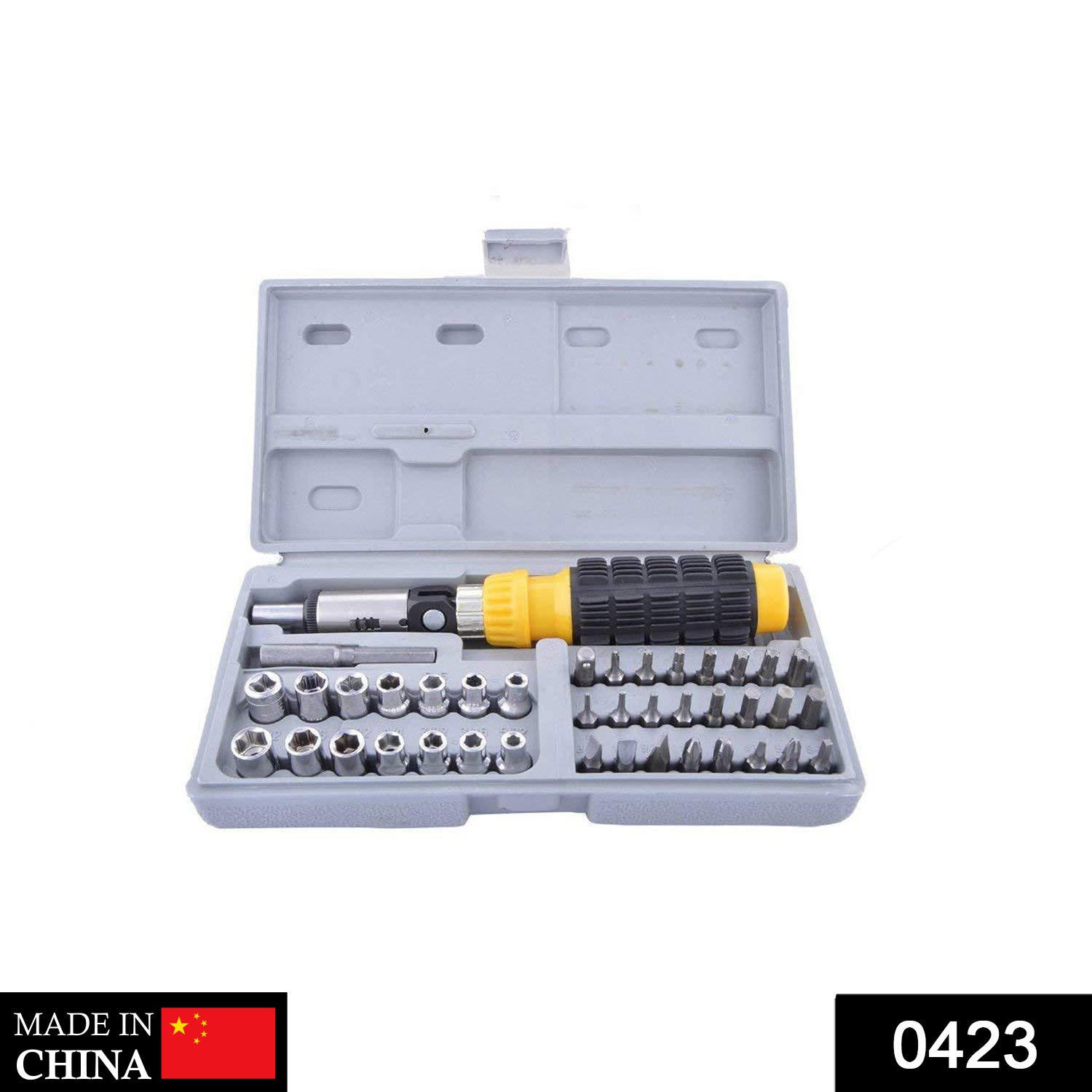 Socket and Screwdriver Tool Kit Accessories (41 pcs) - infinityexculsivestore.com