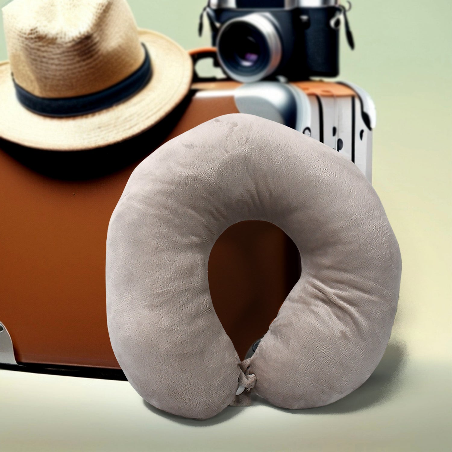 Soft Neck Pillow for Car, Home, Airplane Travel, Travel Neck Pillow for Sleeping & Travel Essentials for Neck Rest Multipurpose Comfortable Head Rest Neck Holder Pillow (1 Pc) - infinityexculsivestore.com