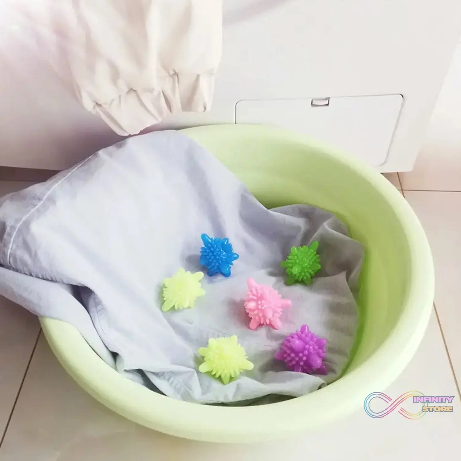 Soft Star Washing Machine, Laundry Dryer Balls Laundry Ball for Household Cleaning Washing Machine Clothes Softener (10 Pcs / Multi Color) - infinityexculsivestore.com