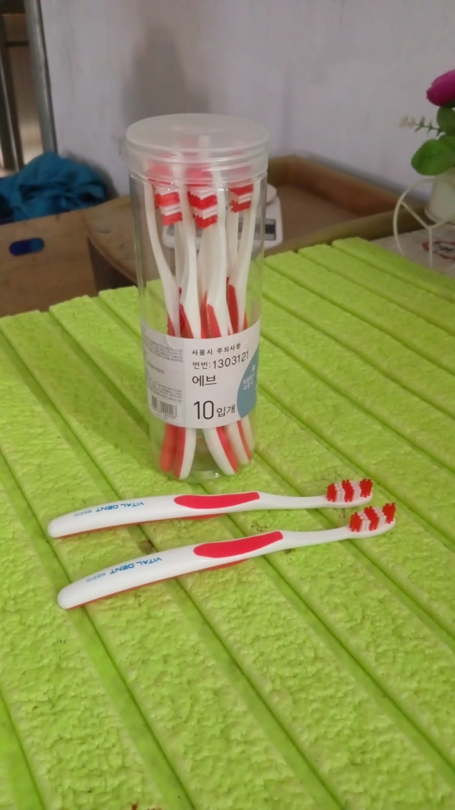 Soft Toothbrush With Plastic Round Box for Men and Women, Kids, Adults Plastic Toothbrush (10 pcs Set) - infinityexculsivestore.com