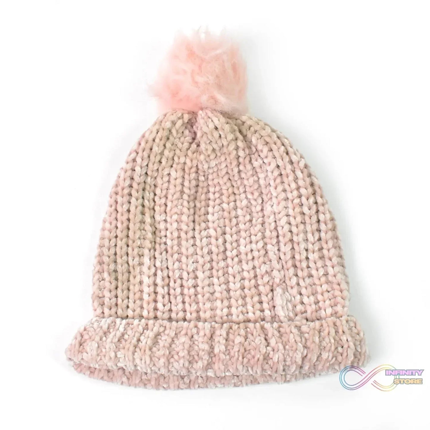 Soft Winter Cap, Woolen Inside Fur Beanie Cap (1 Pc / Mix Design & Color) - infinityexculsivestore.com