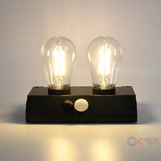 Solar Double LED Bulb Lamp YT - 819 - 2W (1 Pc) - infinityexculsivestore.com