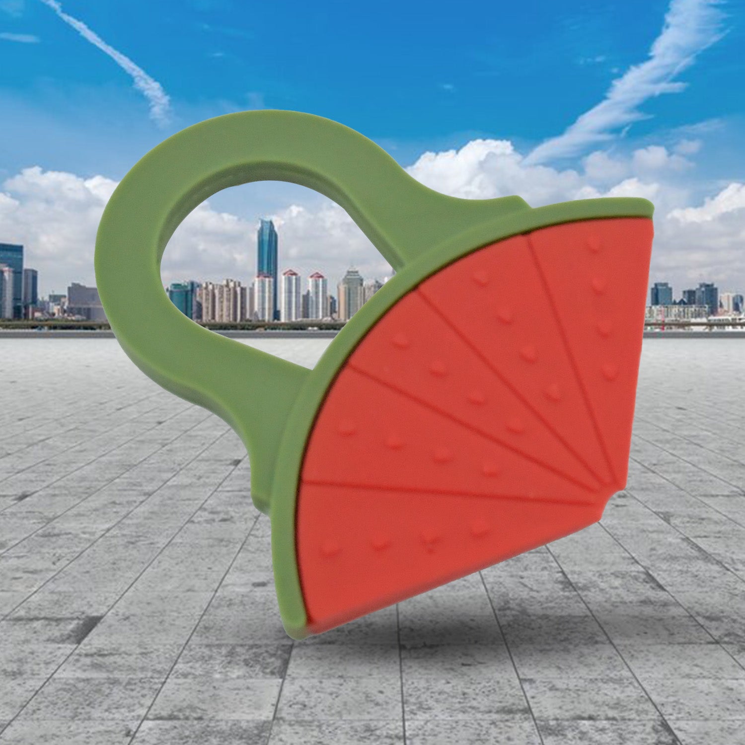 Soothe Baby's Gums: Safe & Fun Silicone Teether for Toddlers (3+ Months) - infinityexculsivestore.com