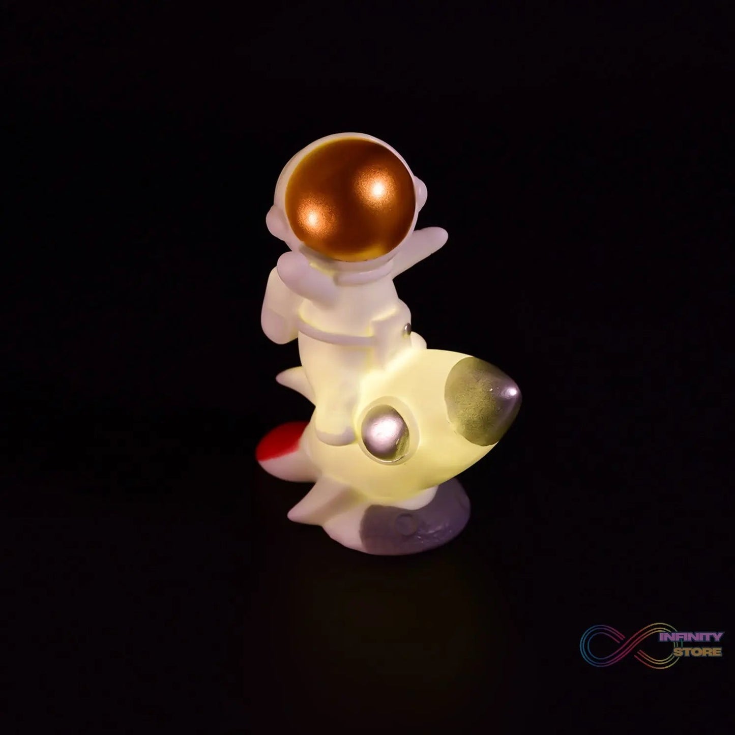 Space Astronaut Figurines Resin Crafts Mini Figure Model Home Decor DIY Home Office Desktop Ornament Miniatures Desk Decoration - infinityexculsivestore.com