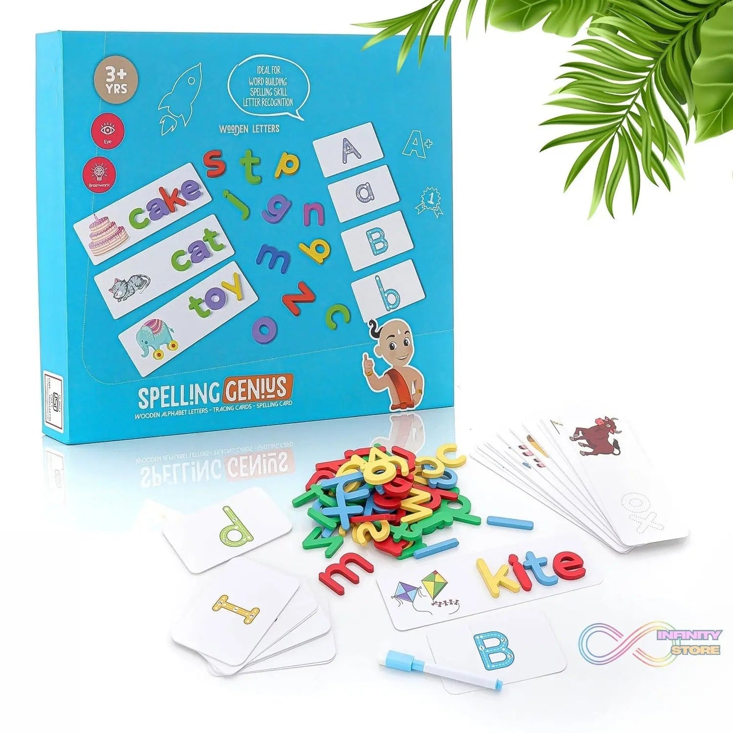 Spelling Genius Game for Kids (1 Set) - infinityexculsivestore.com
