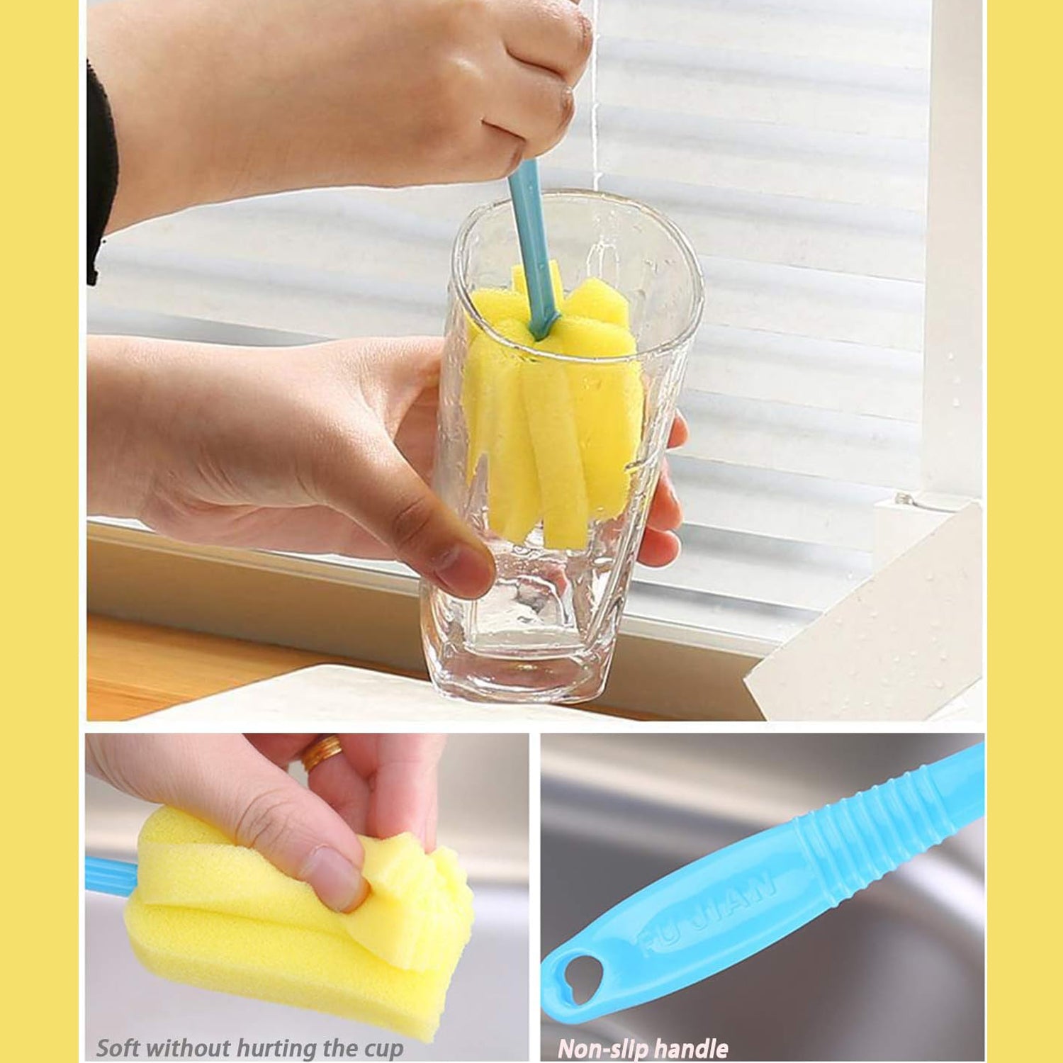 Sponge Head Household Kitchen Cleaning Tool (20Cm) - infinityexculsivestore.com