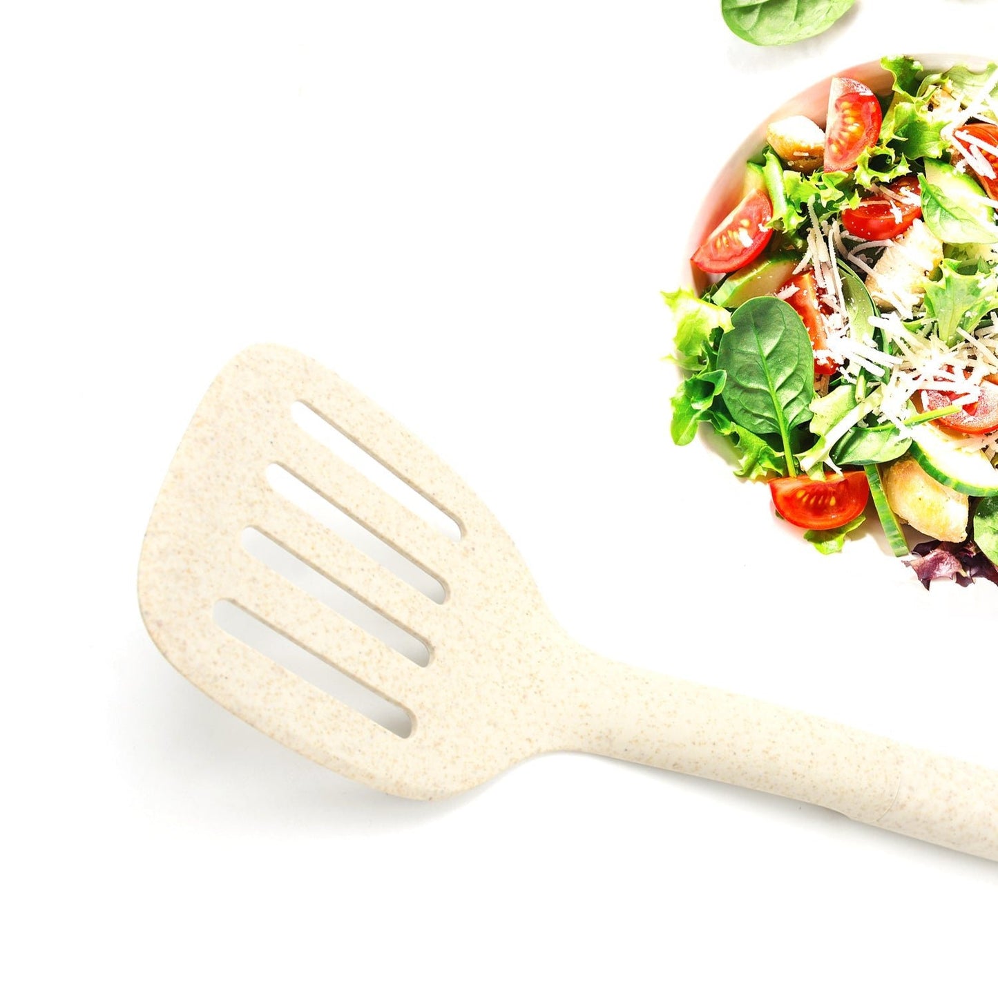 Plastic Kitchen Accessories Skimmer, Spatula Spoon & Soup Spoon Heat Resistant Non Stick Spoons Kitchen Cookware Items Heat Resistant Plastic Kitchen Utensils for Cooking, BPA FREE Gadgets for Non - Stick Cookware (1 Pc ) - infinityexculsivestore.com