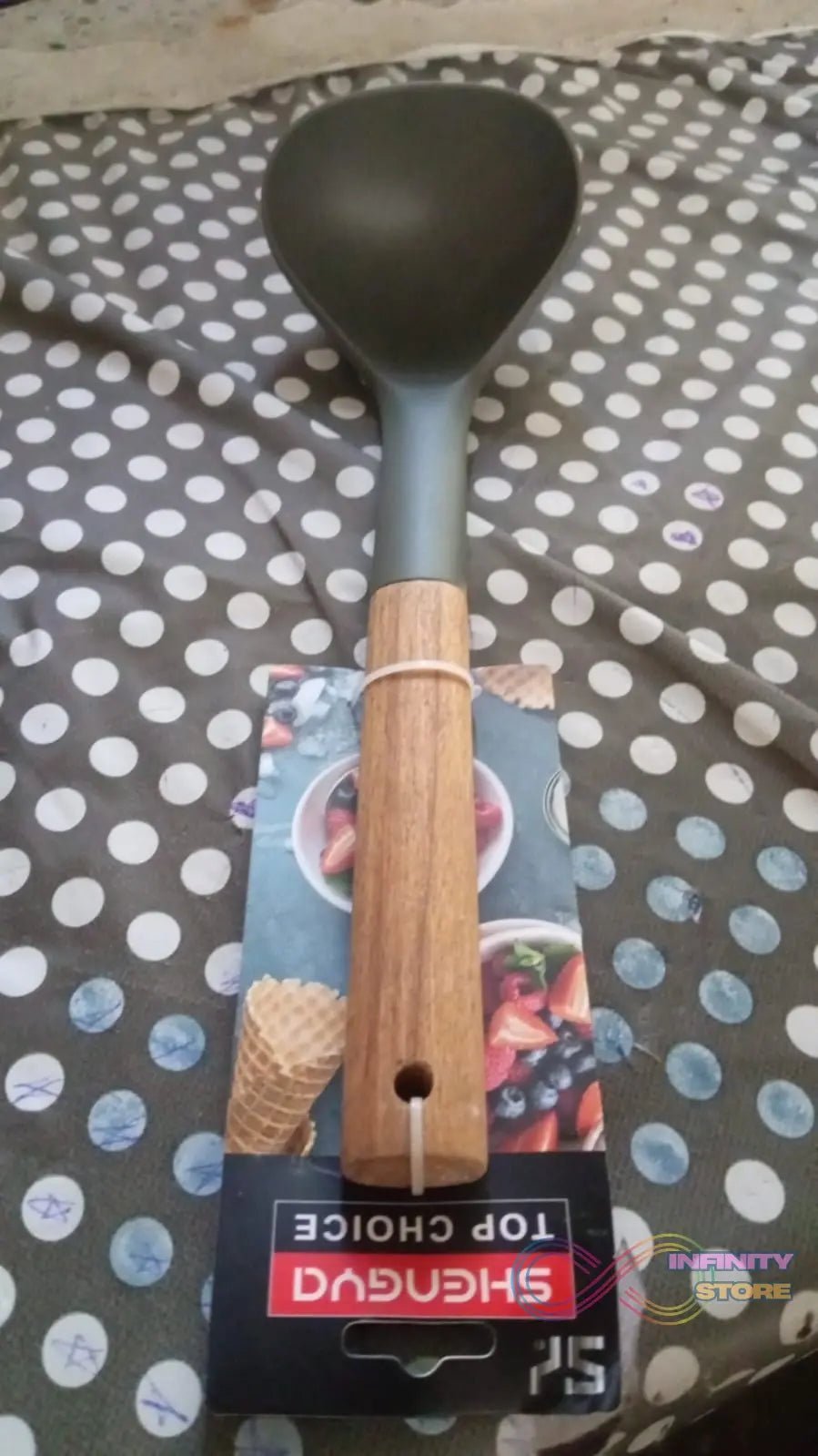 Plastic Kitchen Accessories Skimmer, Spatula Spoon & Soup Spoon Heat Resistant Non Stick Spoons Kitchen Cookware Items Heat Resistant Plastic Kitchen Utensils for Cooking, BPA FREE Gadgets for Non - Stick Cookware (1 Pc ) - infinityexculsivestore.com