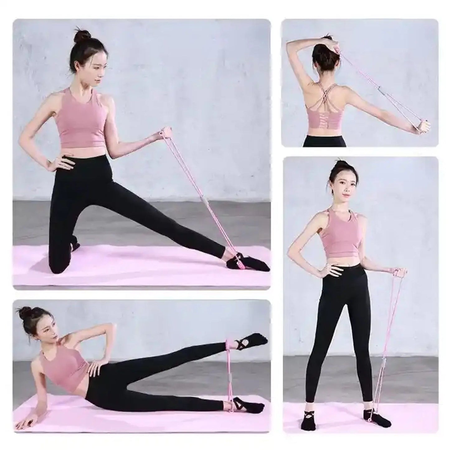 Sport Resistance Loop Band (1 Pc): Exercise, Yoga, Fitness, Mix Color - infinityexculsivestore.com