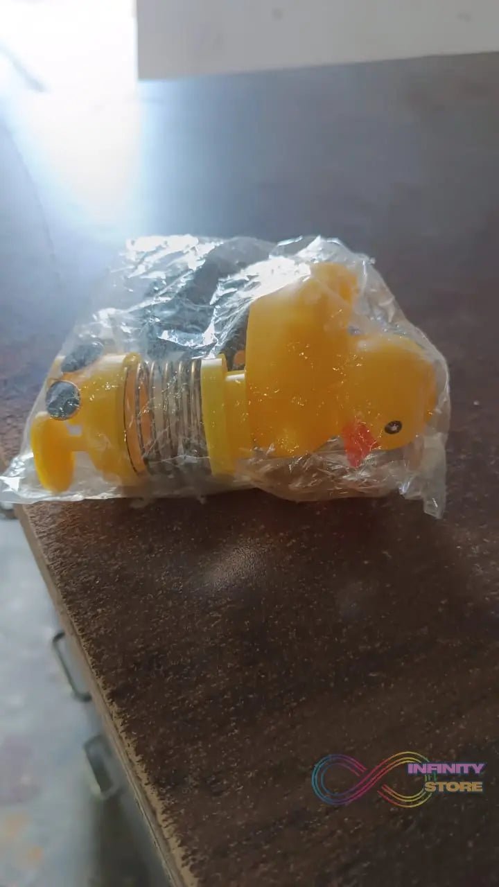 Spring Doll Dance Toy Duck Car Bicycle Bell with Propeller Helmet (1 Pc / Mix Design) - infinityexculsivestore.com