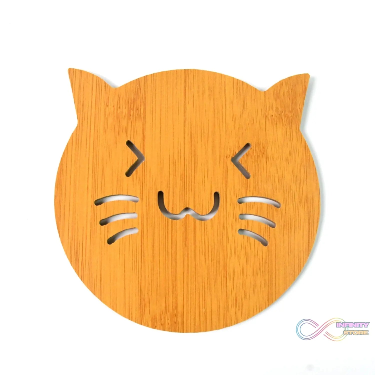 Square Bamboo Wood Table Place mat Hot Pot Cup Mat Tea Coaster(14×14 Cm / 1 Pc) - infinityexculsivestore.com