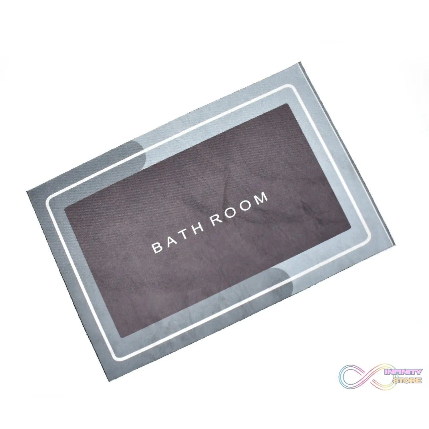 Square Bathroom mat Water Absorbent mats Diatomite Door Mat Anti - Slip Bath Mat Quick Drying Absorbent mat for Home, Kitchen (57x38cm) - infinityexculsivestore.com