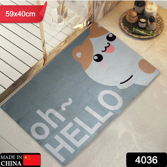 SquareΒ Bathroom mat Water Absorbent mats Diatomite Door Mat Anti - Slip Bath Mat Quick Drying Absorbent mat for Home, Kitchen (59x40) (Mix Design) - infinityexculsivestore.com