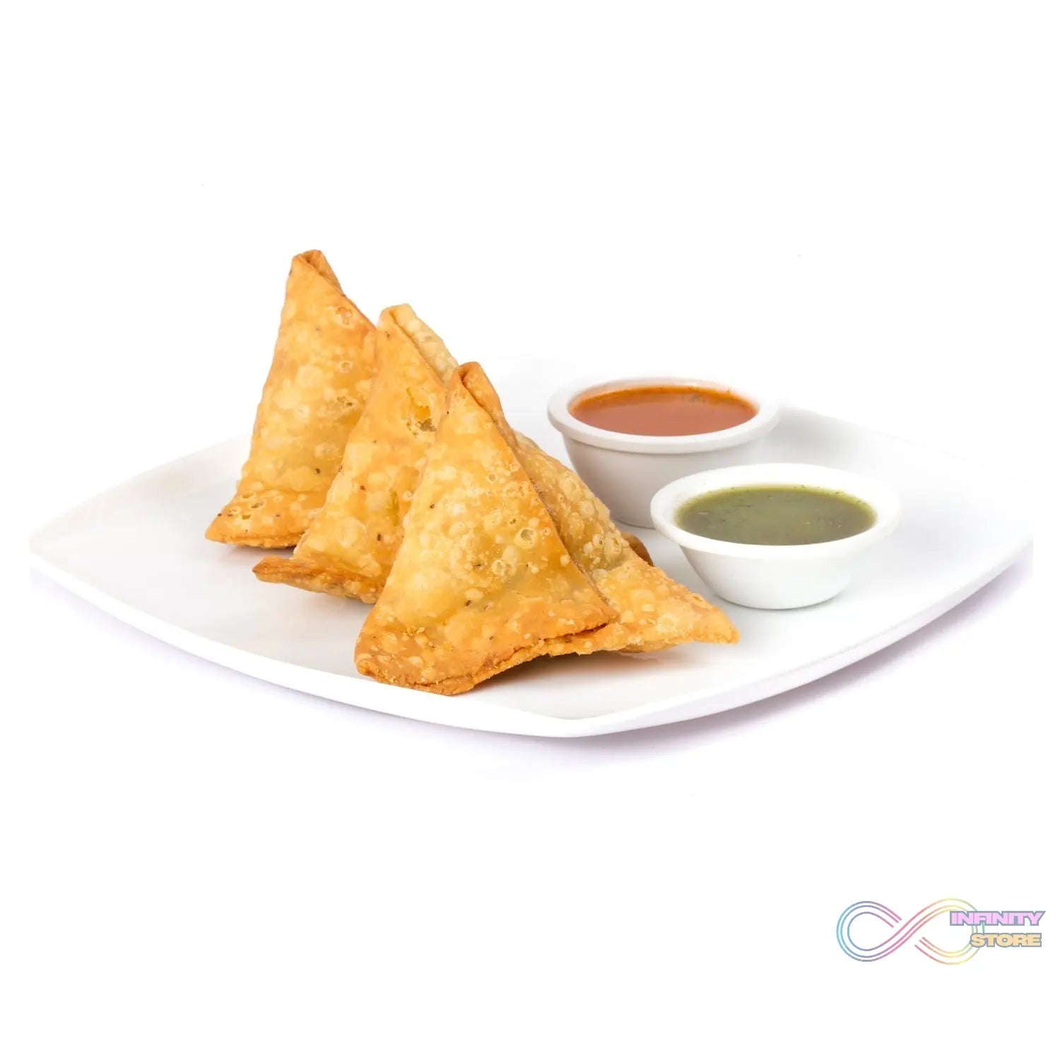 Square Plastic Dinner Plate Set (Set of 6 Pcs) Colorful Snacks / Breakfast Plate - infinityexculsivestore.com