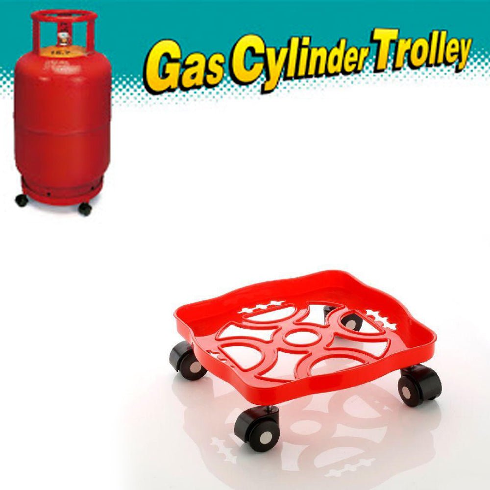 Square Plastic Gas Cylinder Trolley - infinityexculsivestore.com