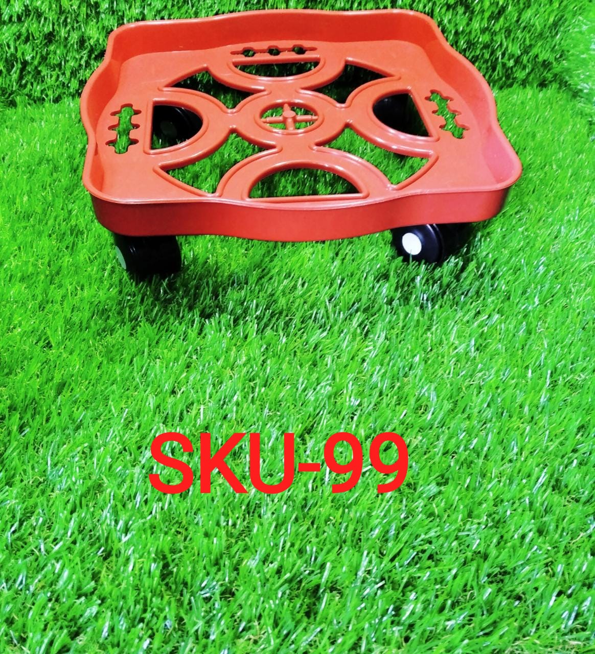Square Plastic Gas Cylinder Trolley - infinityexculsivestore.com