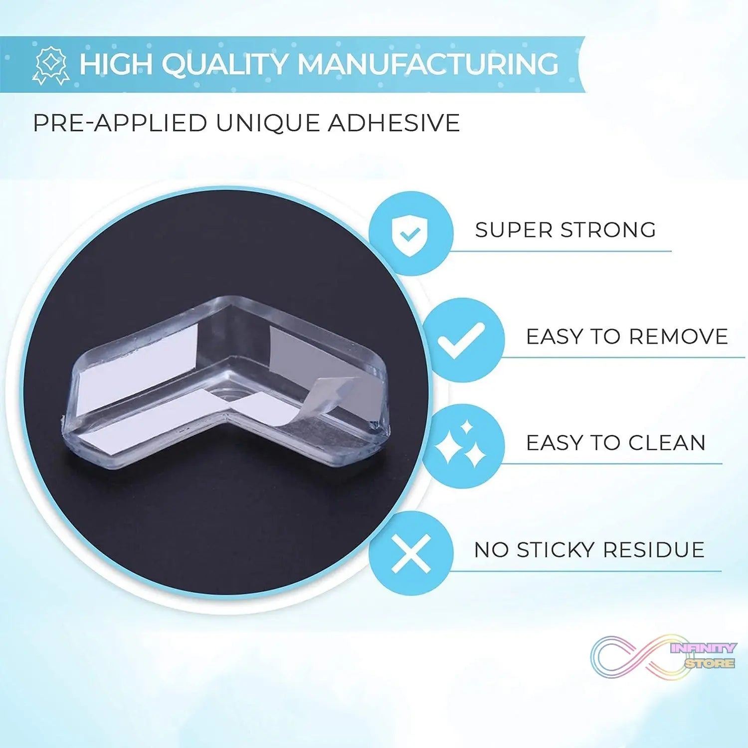 Protector for sharp edges and corners, suitable for various uses