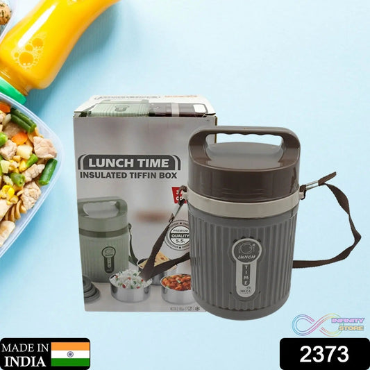 Stackable Insulated Tiffin with Handle (1 Pc): Leakproof, Hot Food Container - infinityexculsivestore.com