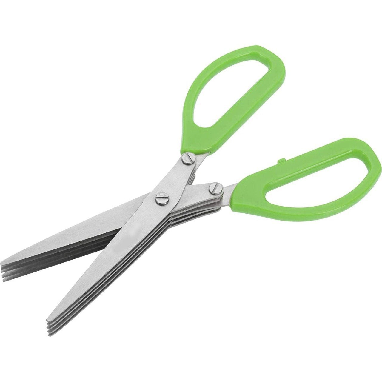 Stainless Steel 5 - Blade Herb Scissors - infinityexculsivestore.com