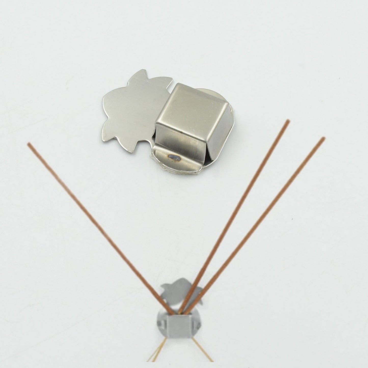 Stainless Steel Agarbatti Stand (12 Pack): Self - Adhesive, Wall Mounted - infinityexculsivestore.com