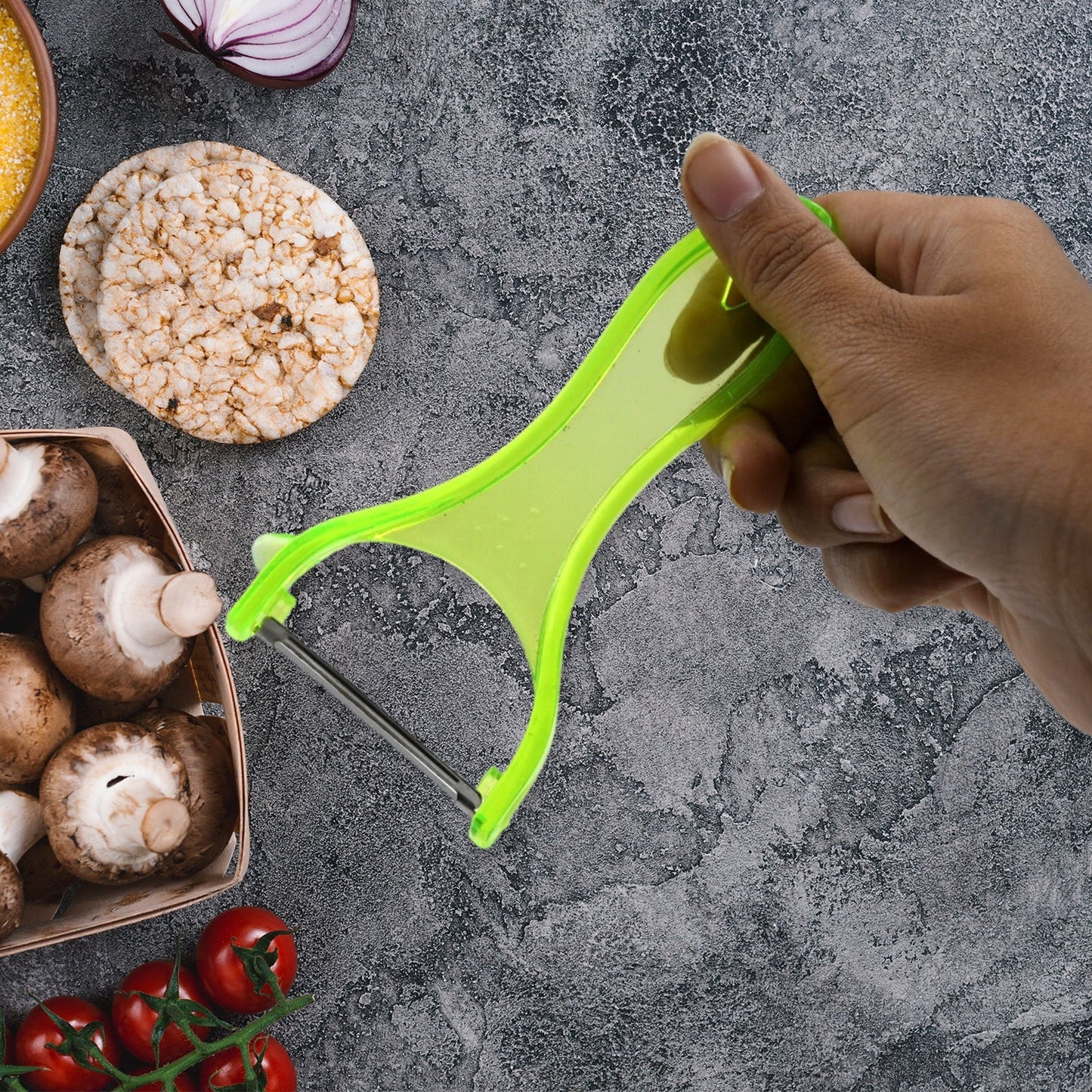 Stainless Steel Blade Peeler Universal Peeler for Professional and Household Kitchen Peeler (1 pc) - infinityexculsivestore.com